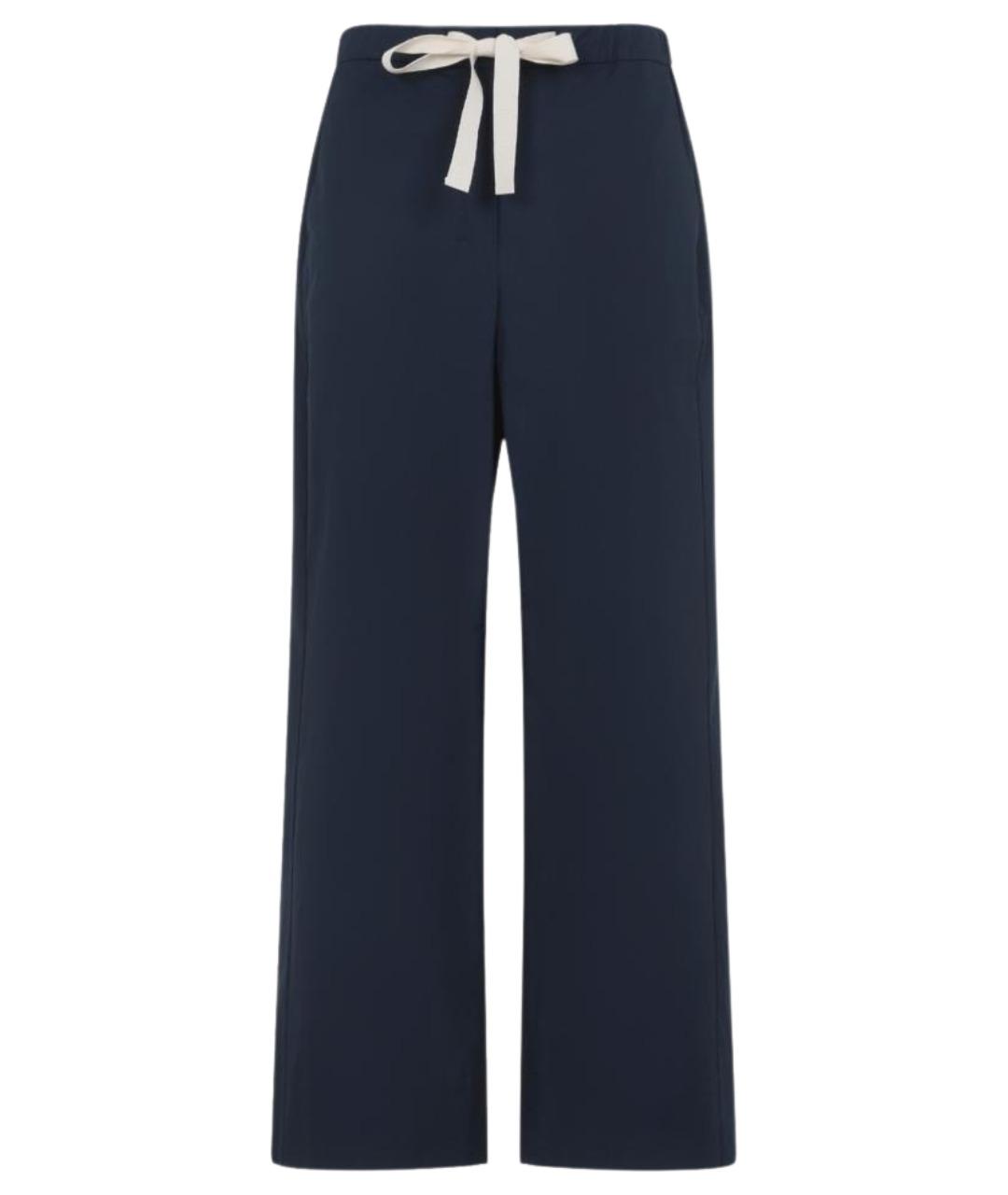 'S MAX MARA Синие хлопковые спортивные брюки и шорты, фото 1