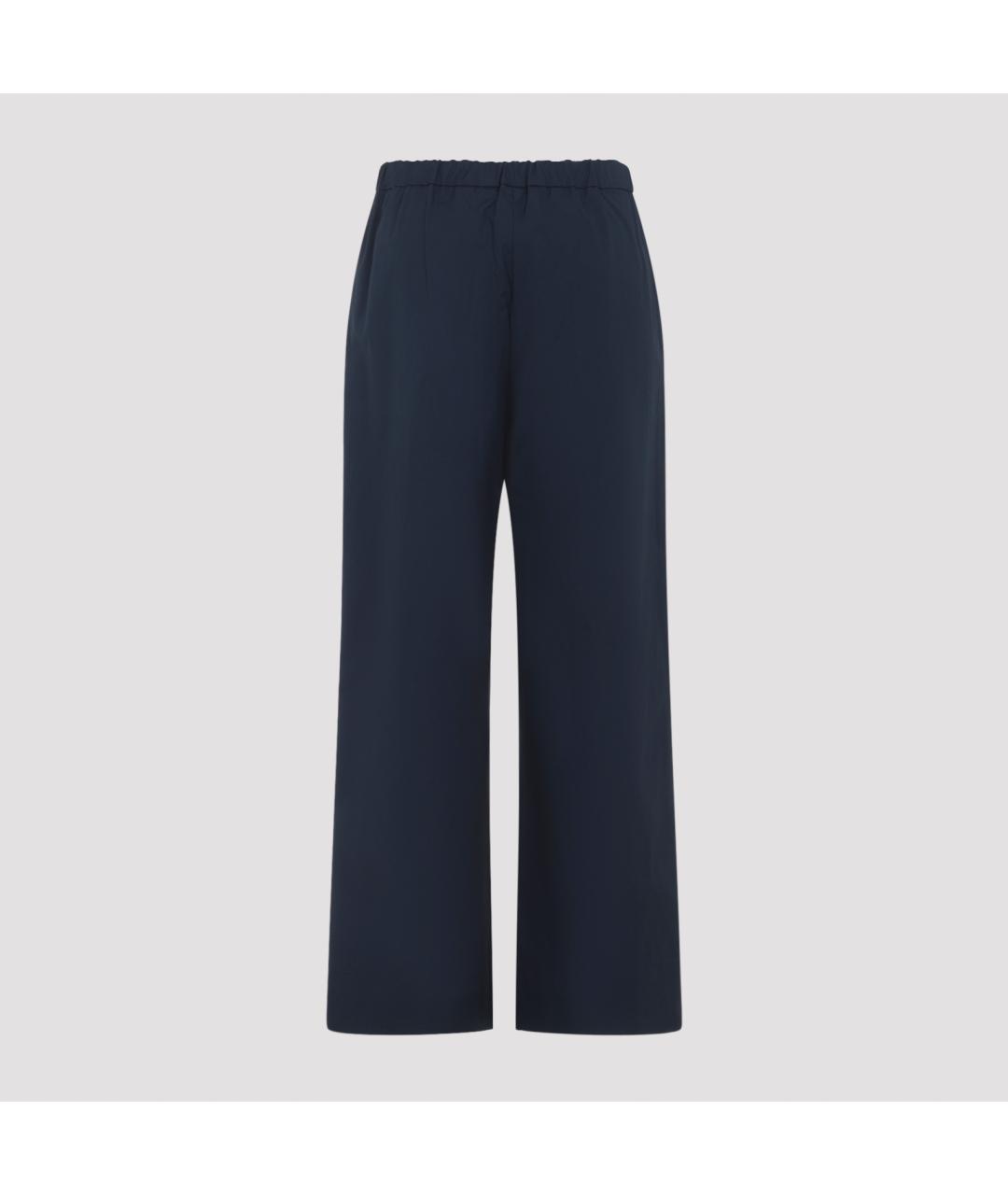 'S MAX MARA Синие хлопковые спортивные брюки и шорты, фото 2