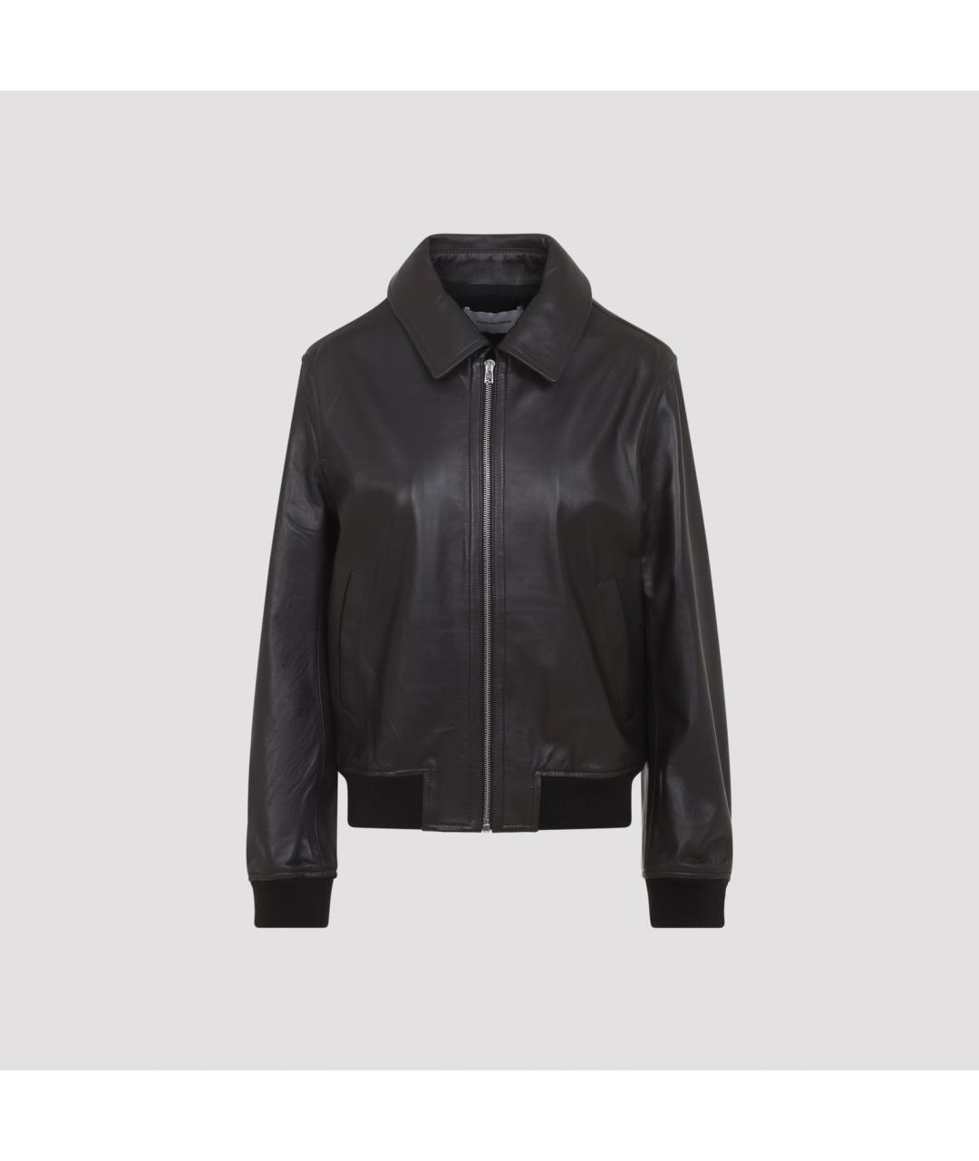 YVES SALOMON Коричневая кожаная куртка, фото 2