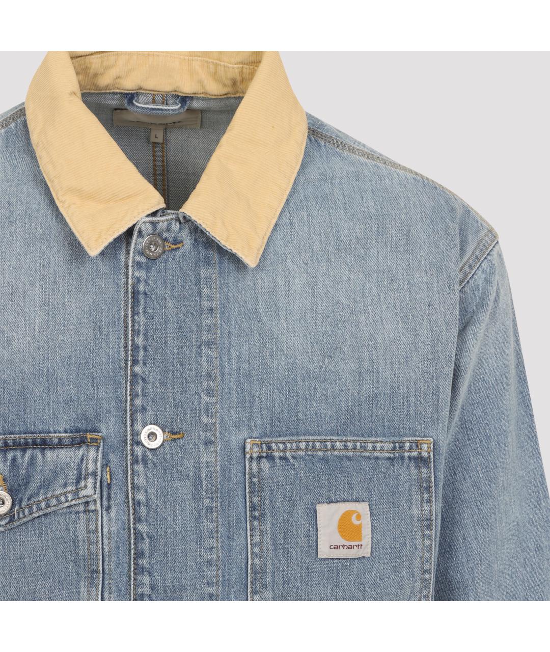 CARHARTT WIP Голубая хлопковая куртка, фото 3