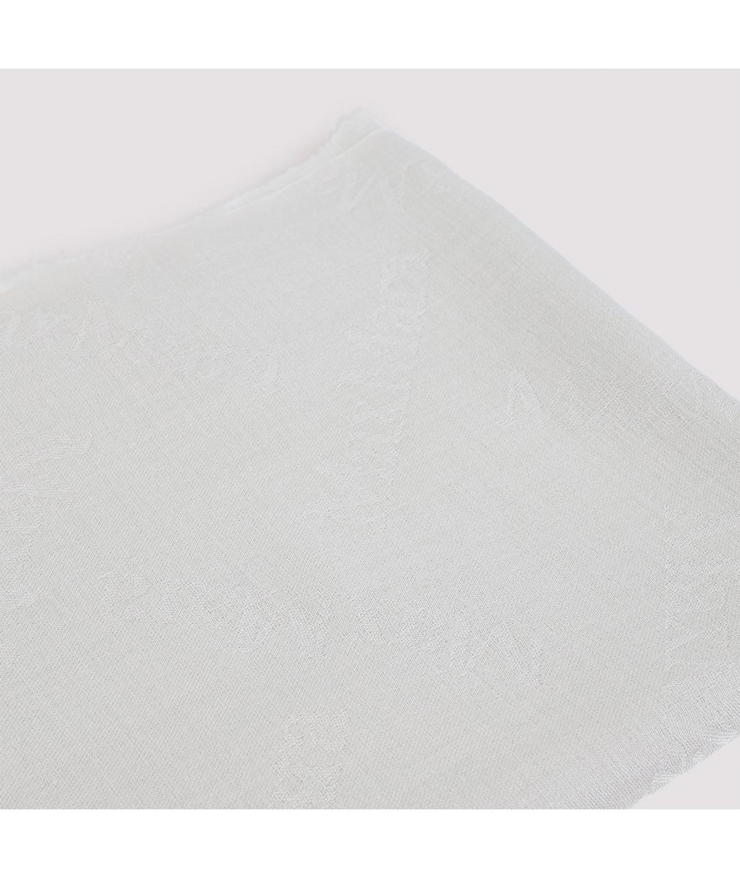 MAX MARA Бежевый шерстяной шарф, фото 3