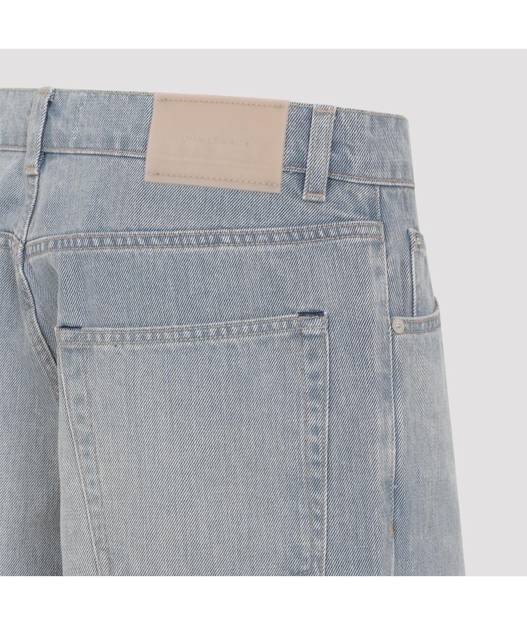OUR LEGACY Хлопковые прямые джинсы, фото 4