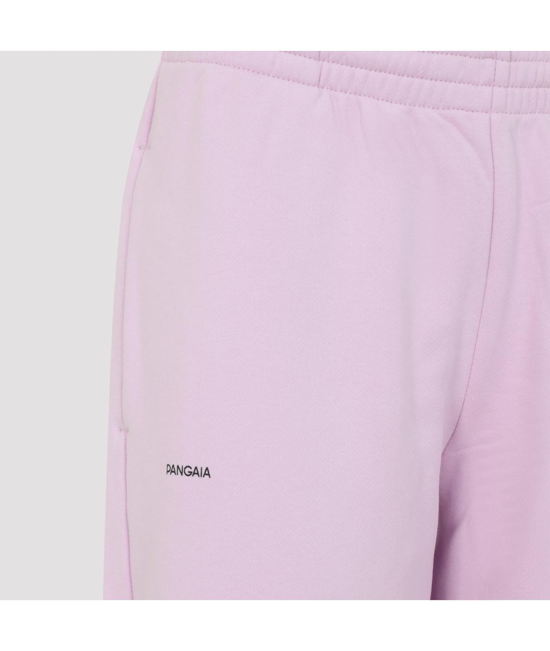 THE PANGAIA Фиолетовые хлопковые спортивные брюки и шорты, фото 3