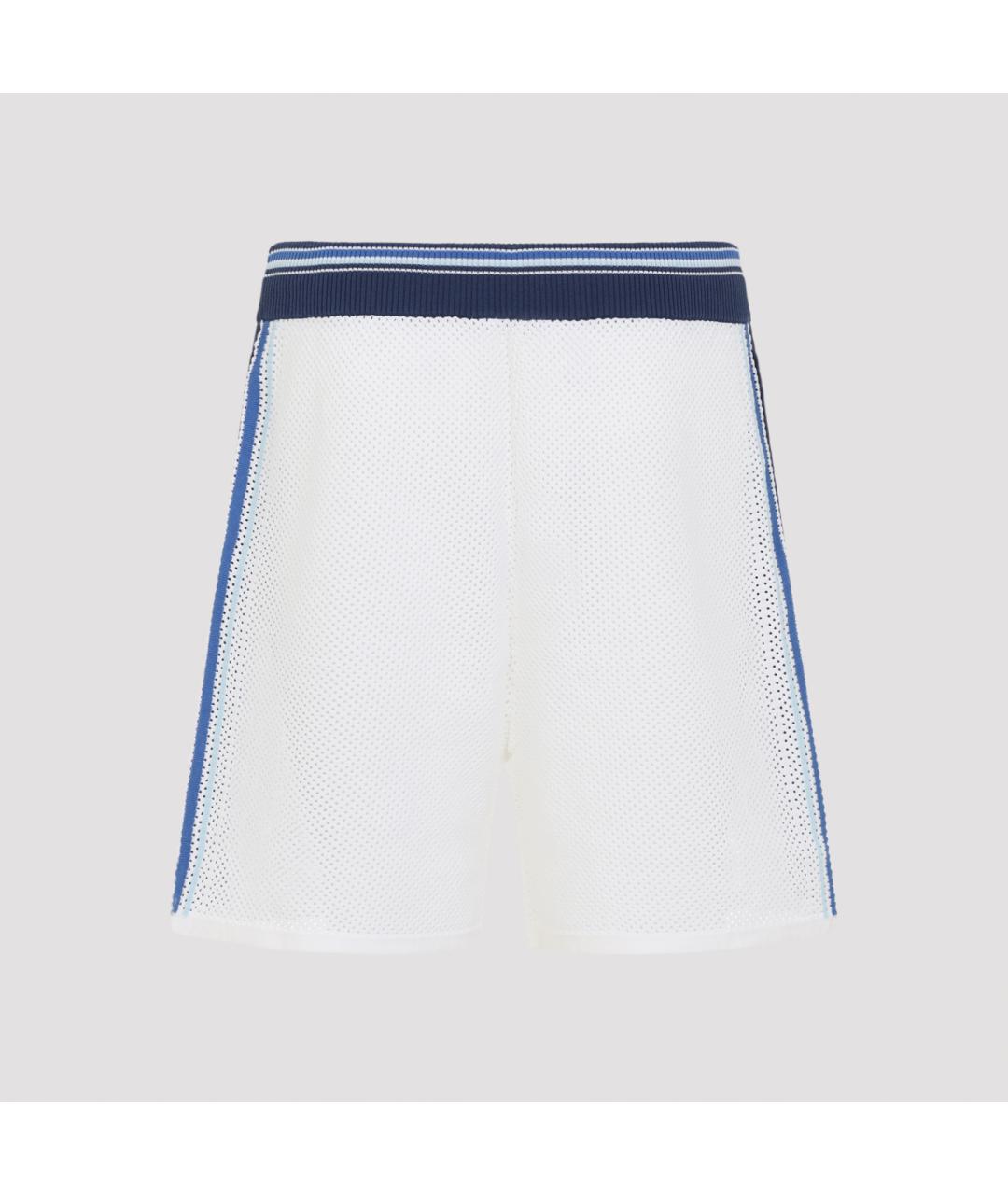 CASABLANCA Белые хлопковые шорты, фото 2