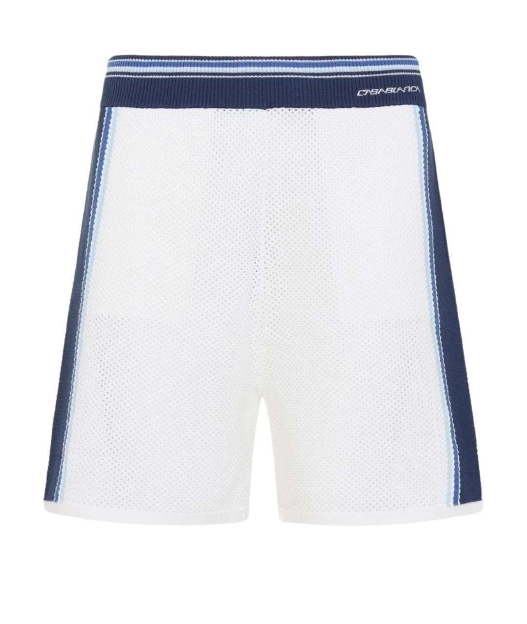 CASABLANCA Белые хлопковые шорты, фото 1