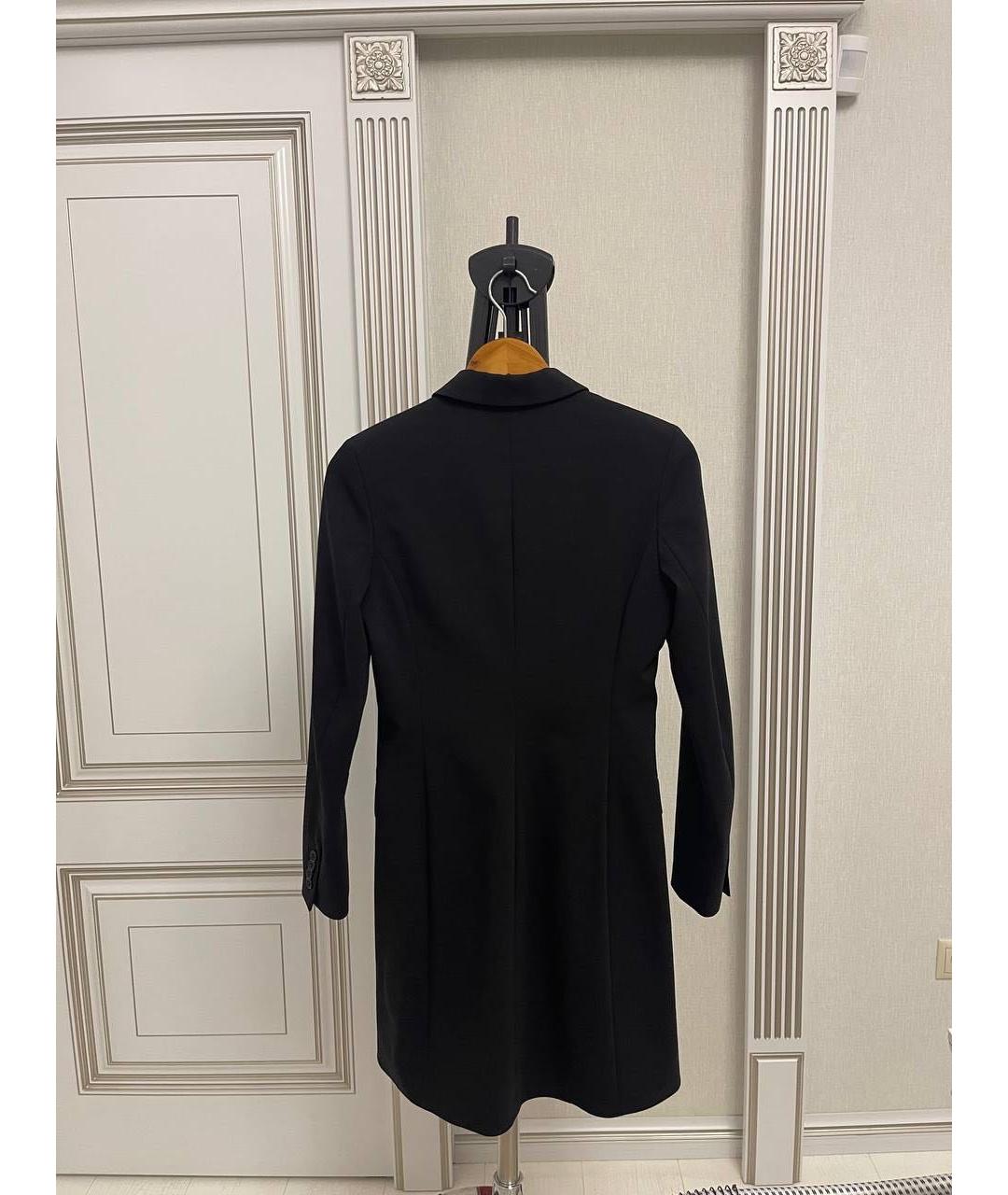 ALEXANDER TEREKHOV Черное хлопко-эластановое вечернее платье, фото 6