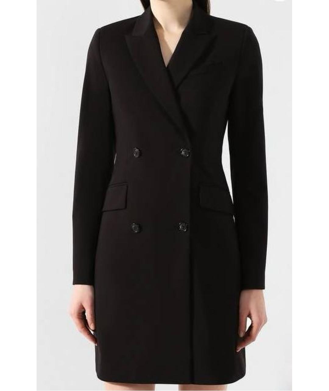 ALEXANDER TEREKHOV Черное хлопко-эластановое вечернее платье, фото 2