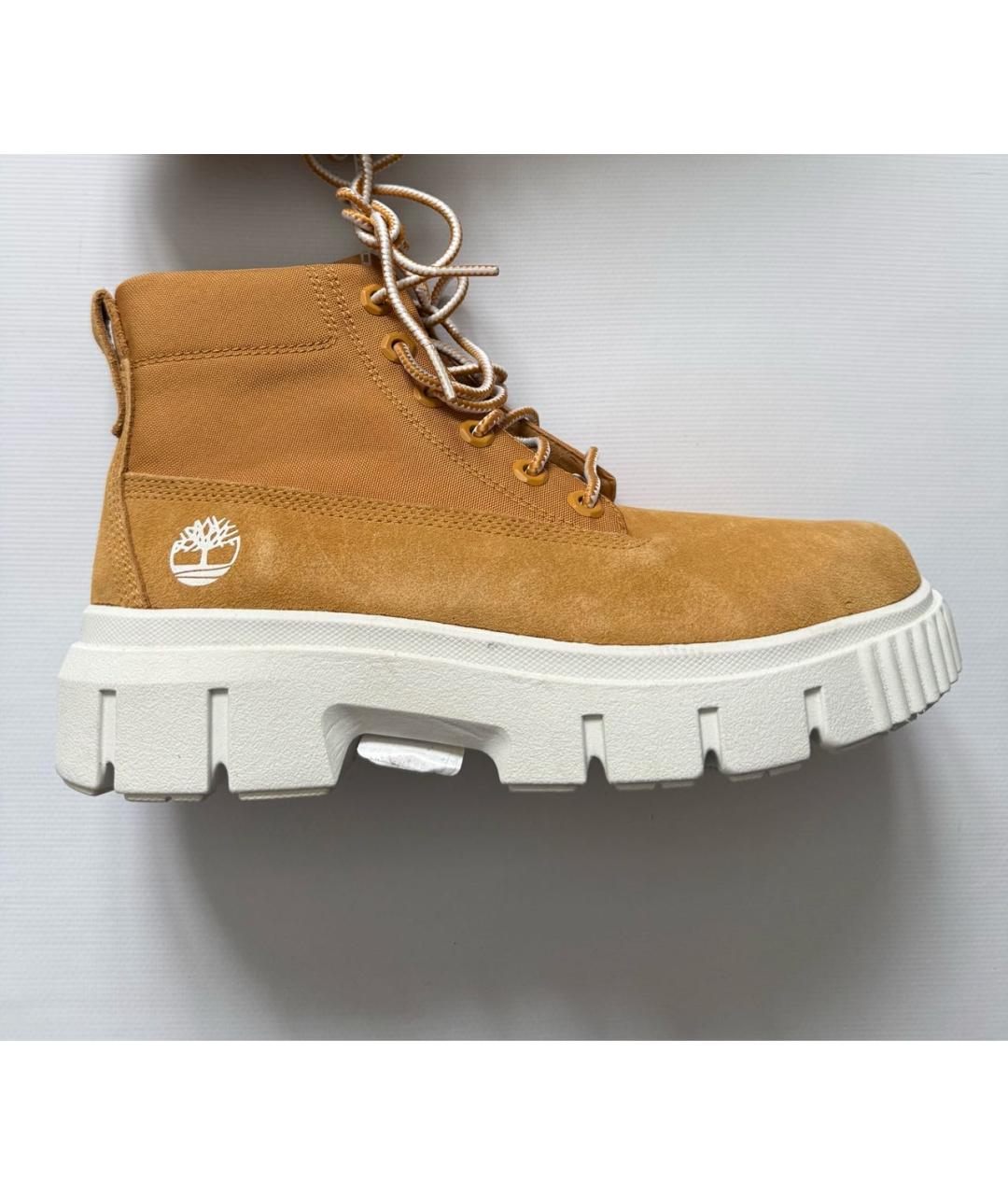 TIMBERLAND Горчичные ботинки, фото 9