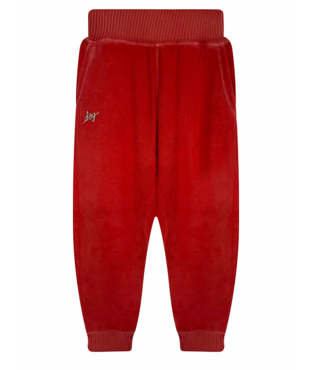 DSQUARED2 Оранжевое хлопковые спортивные брюки и шорты, фото 1