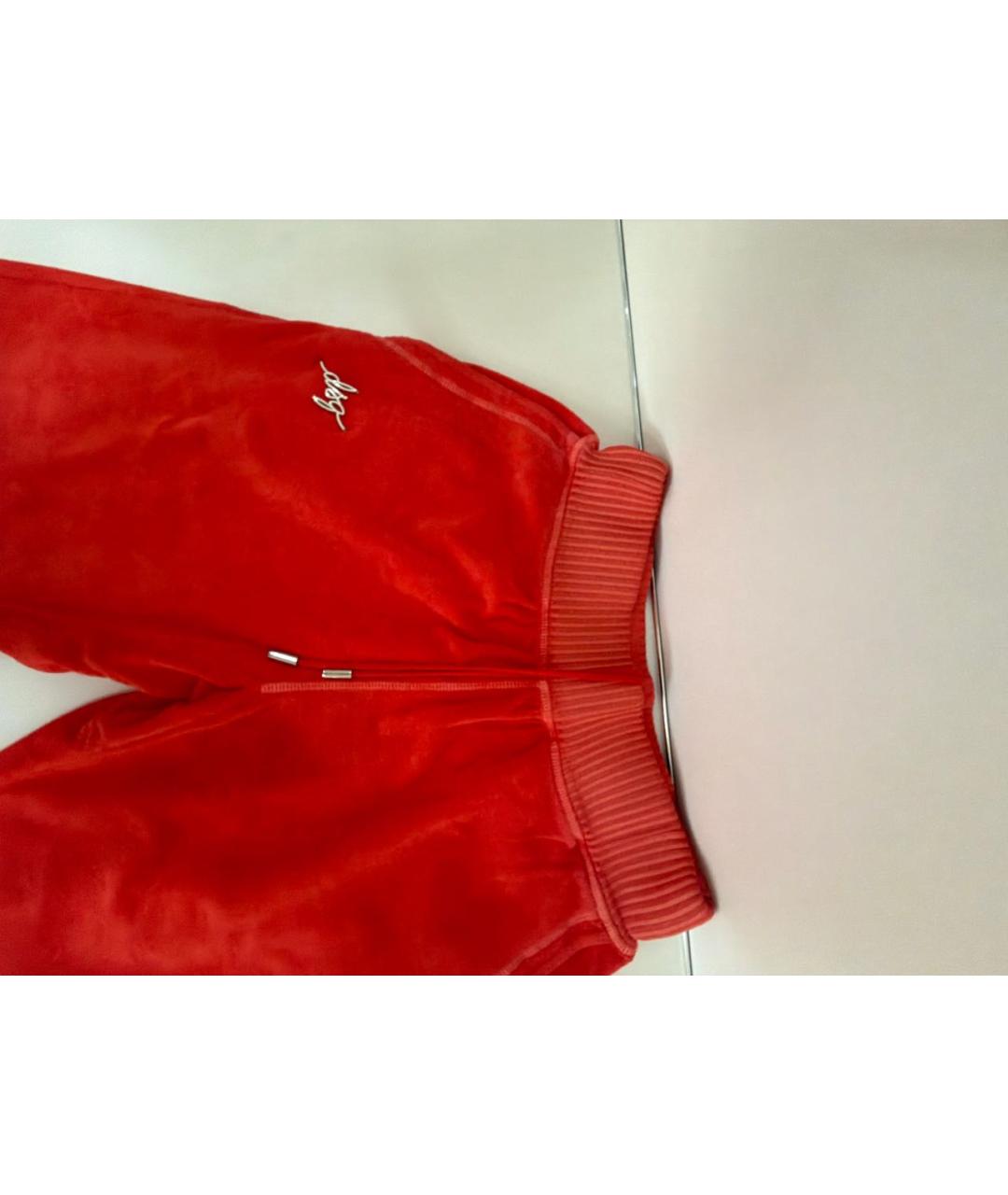 DSQUARED2 Оранжевое хлопковые спортивные брюки и шорты, фото 4