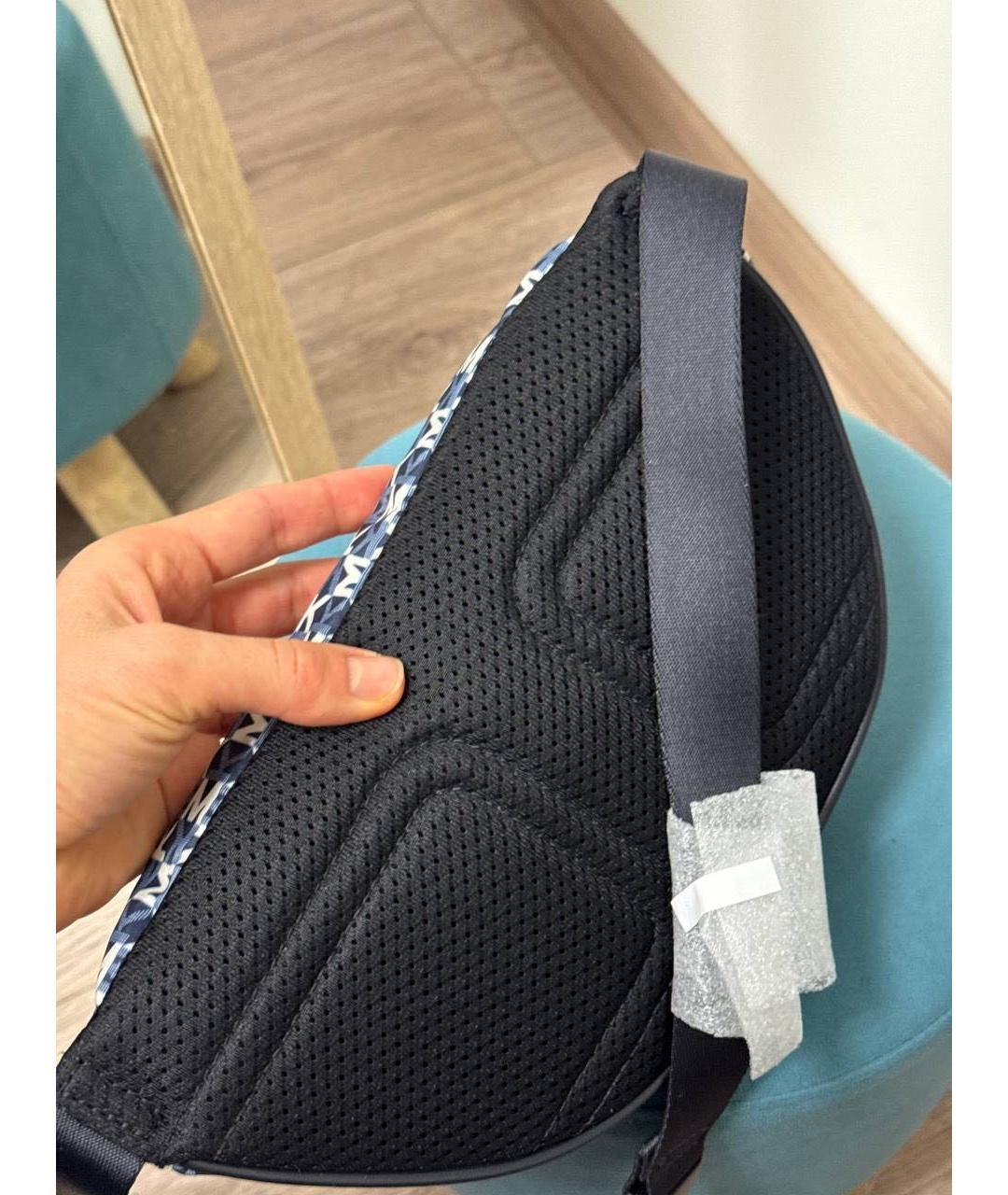 MICHAEL KORS Синяя тканевая поясная сумка, фото 3