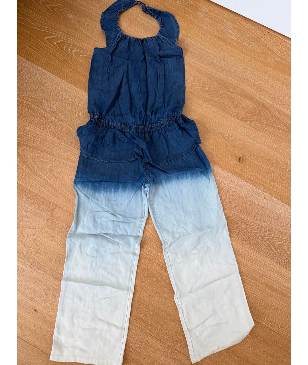 GUCCI Темно-синий деним комбинезон, фото 5