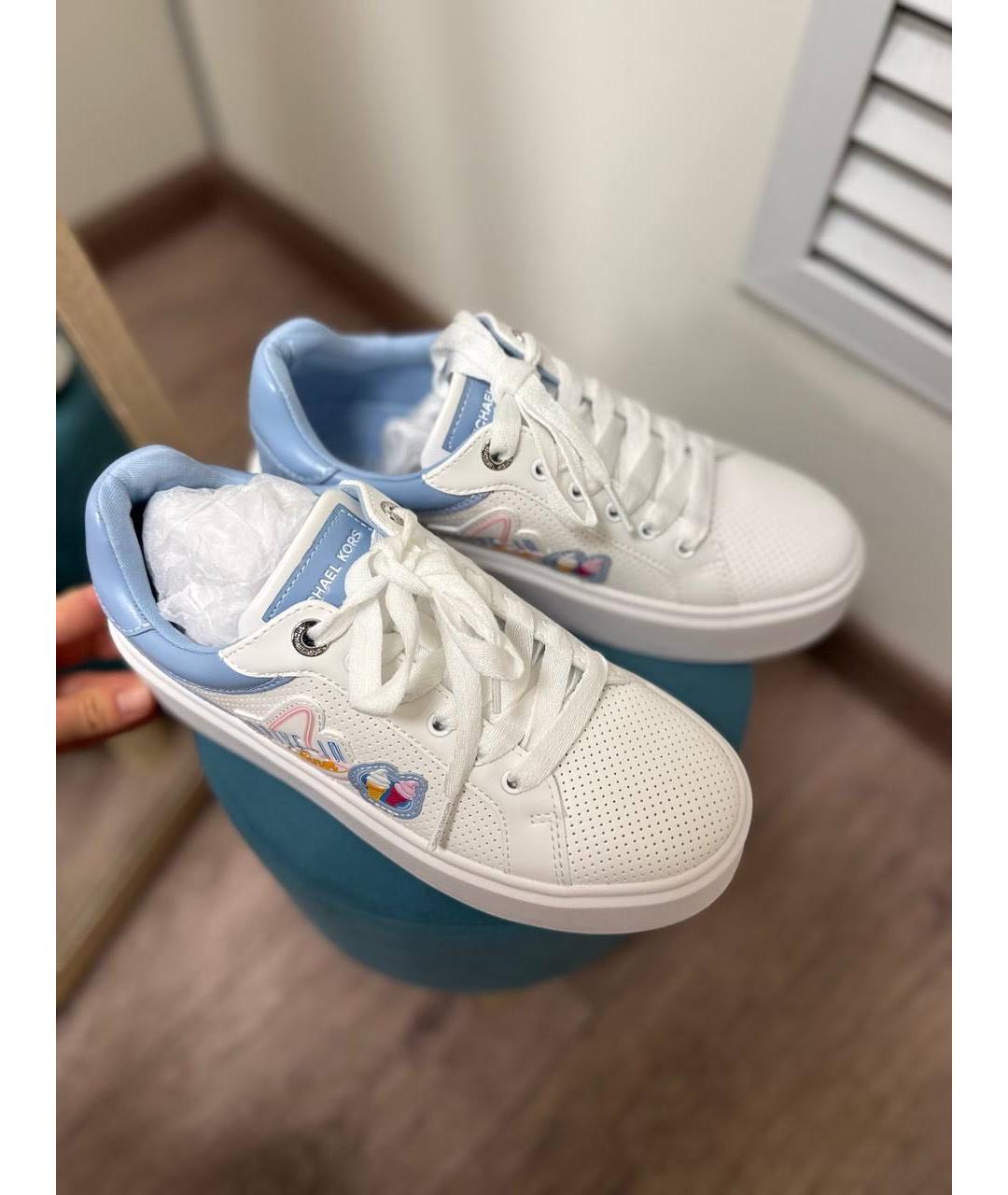 MICHAEL KORS Белые кеды, фото 4