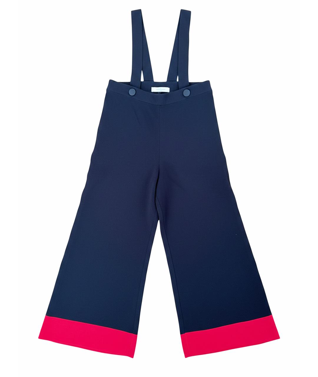 EMPORIO ARMANI Темно-синие хлопковые брюки и шорты, фото 1