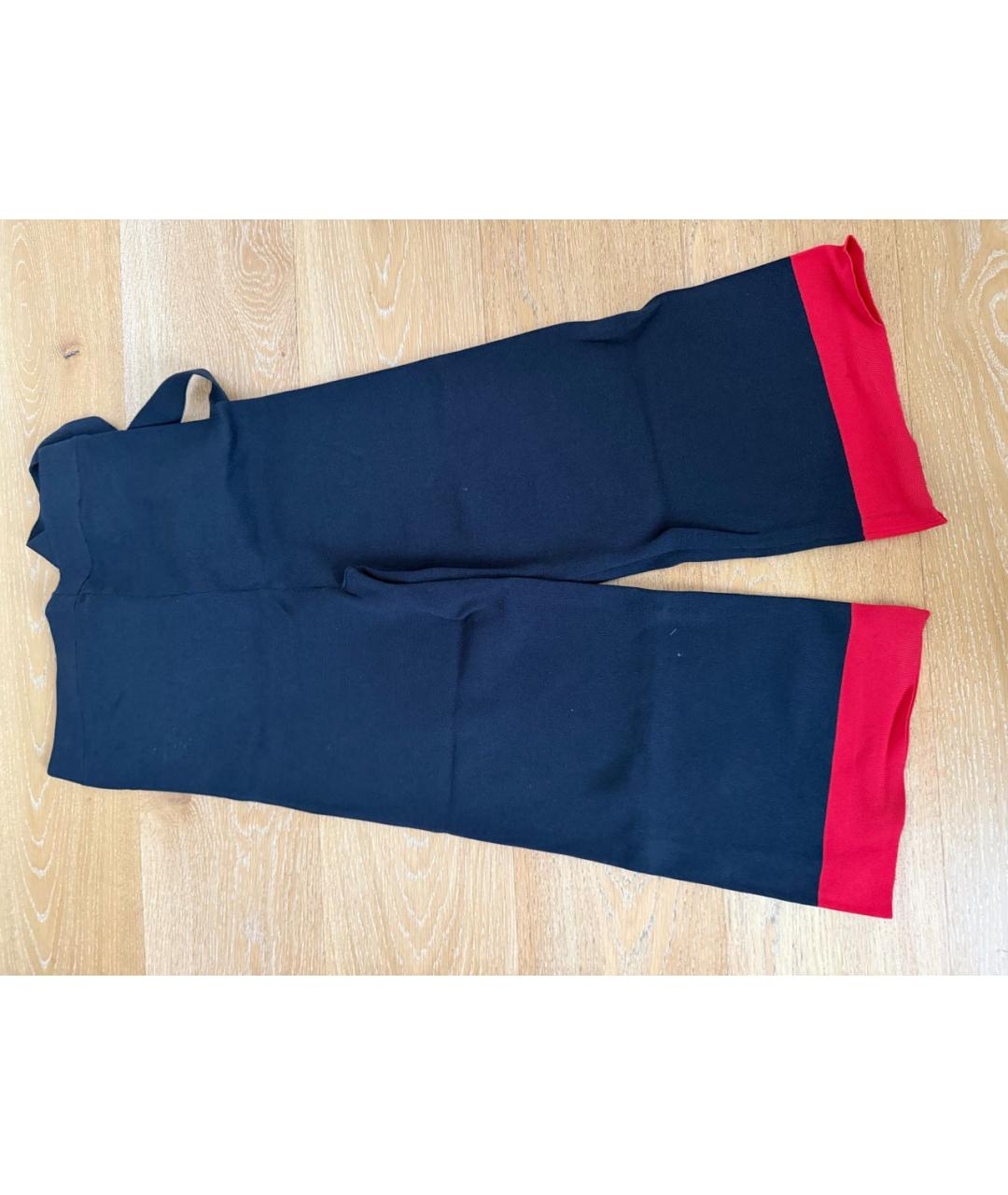 EMPORIO ARMANI Темно-синие хлопковые брюки и шорты, фото 3