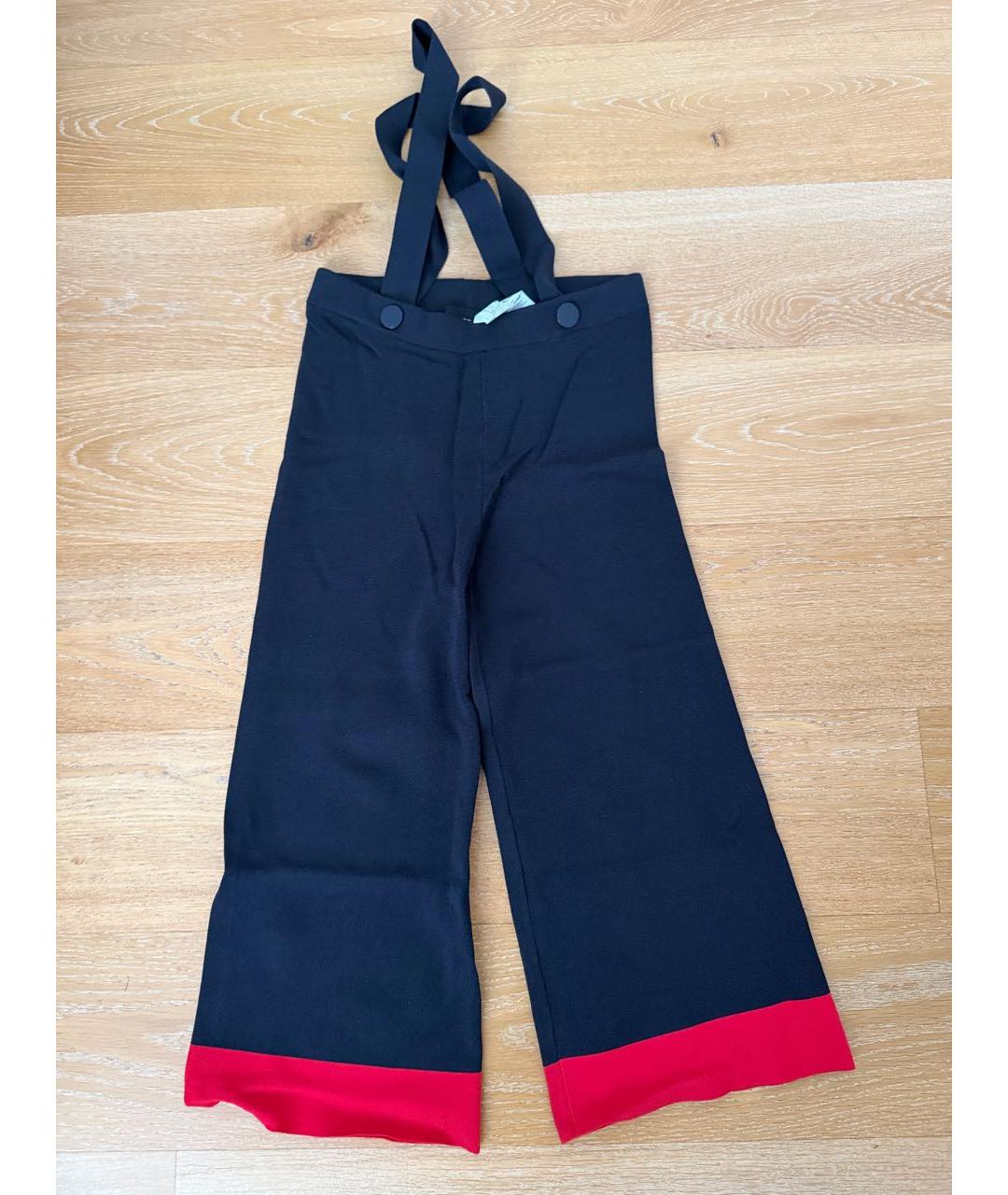 EMPORIO ARMANI Темно-синие хлопковые брюки и шорты, фото 5