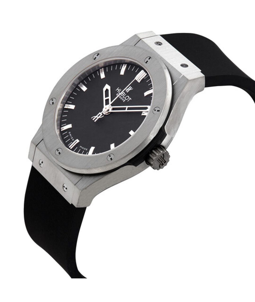 HUBLOT Черные металлические часы, фото 2