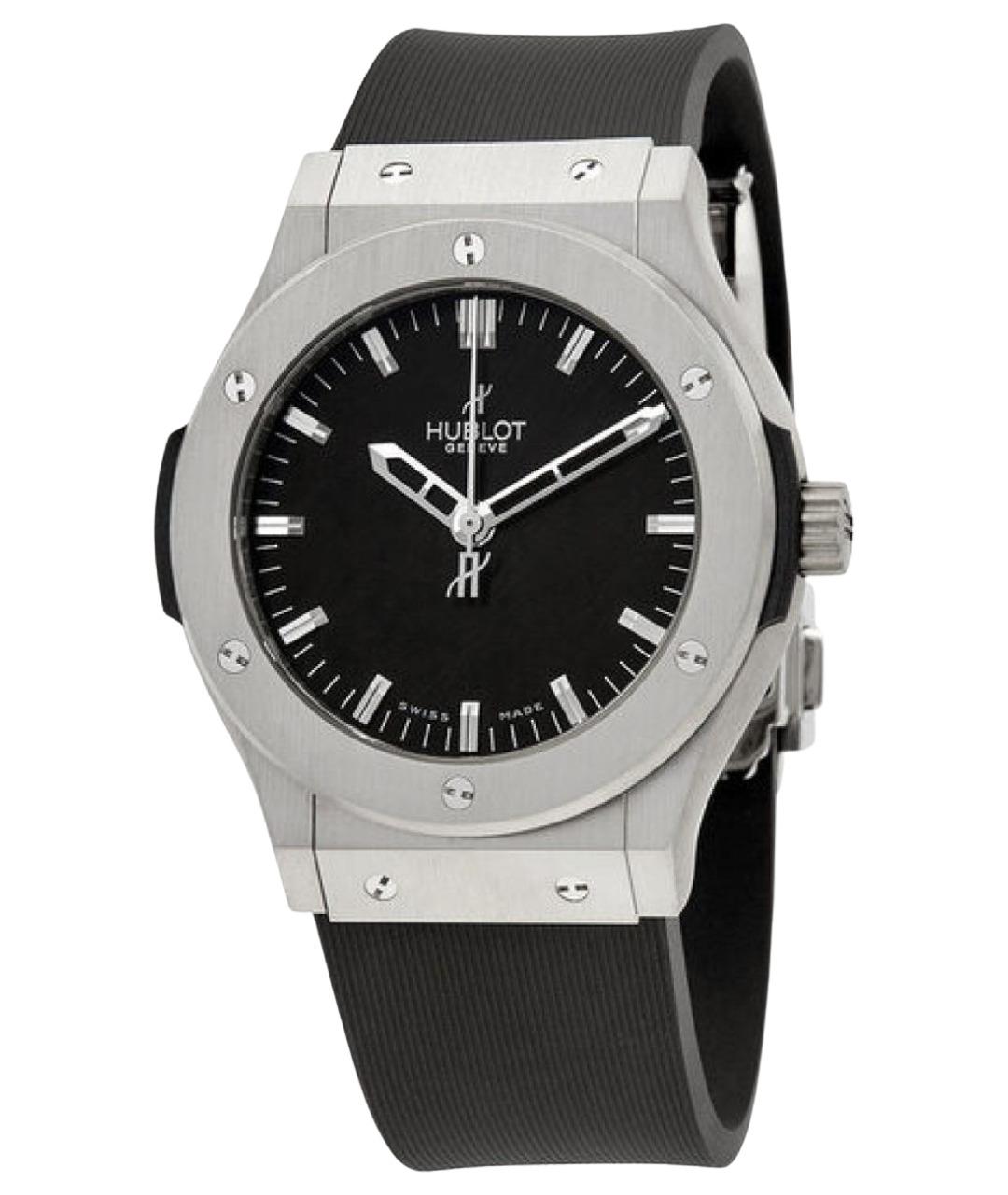 HUBLOT Черные металлические часы, фото 1