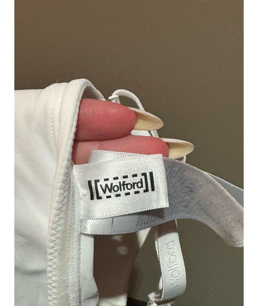 WOLFORD Белая полиамидовая майка, фото 5