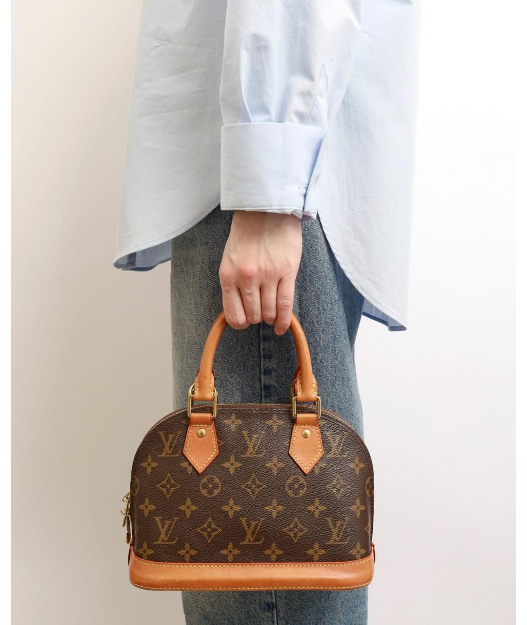 LOUIS VUITTON Коричневая сумка через плечо, фото 2