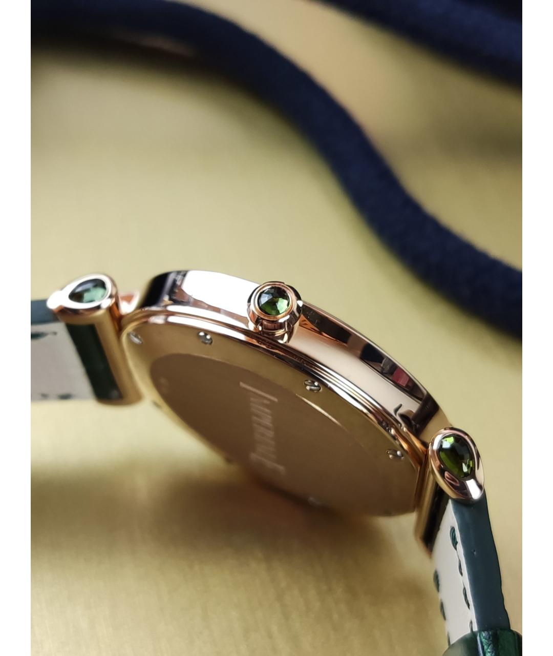 CHOPARD Зеленые часы из розового золота, фото 6