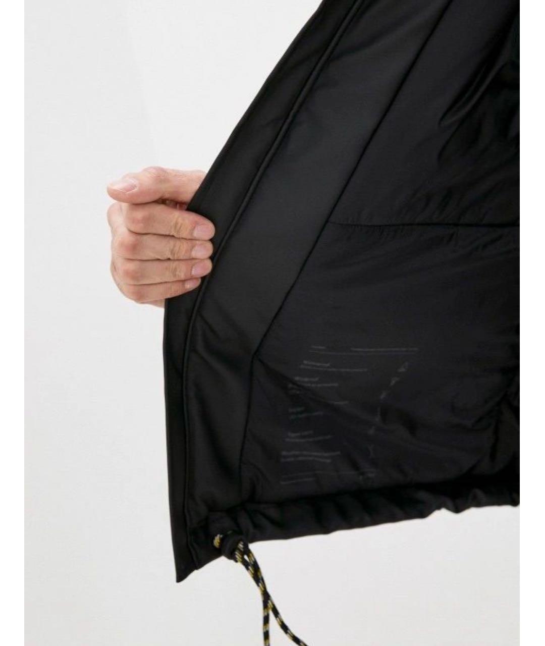 RAINS Черная полиэстеровая куртка, фото 5