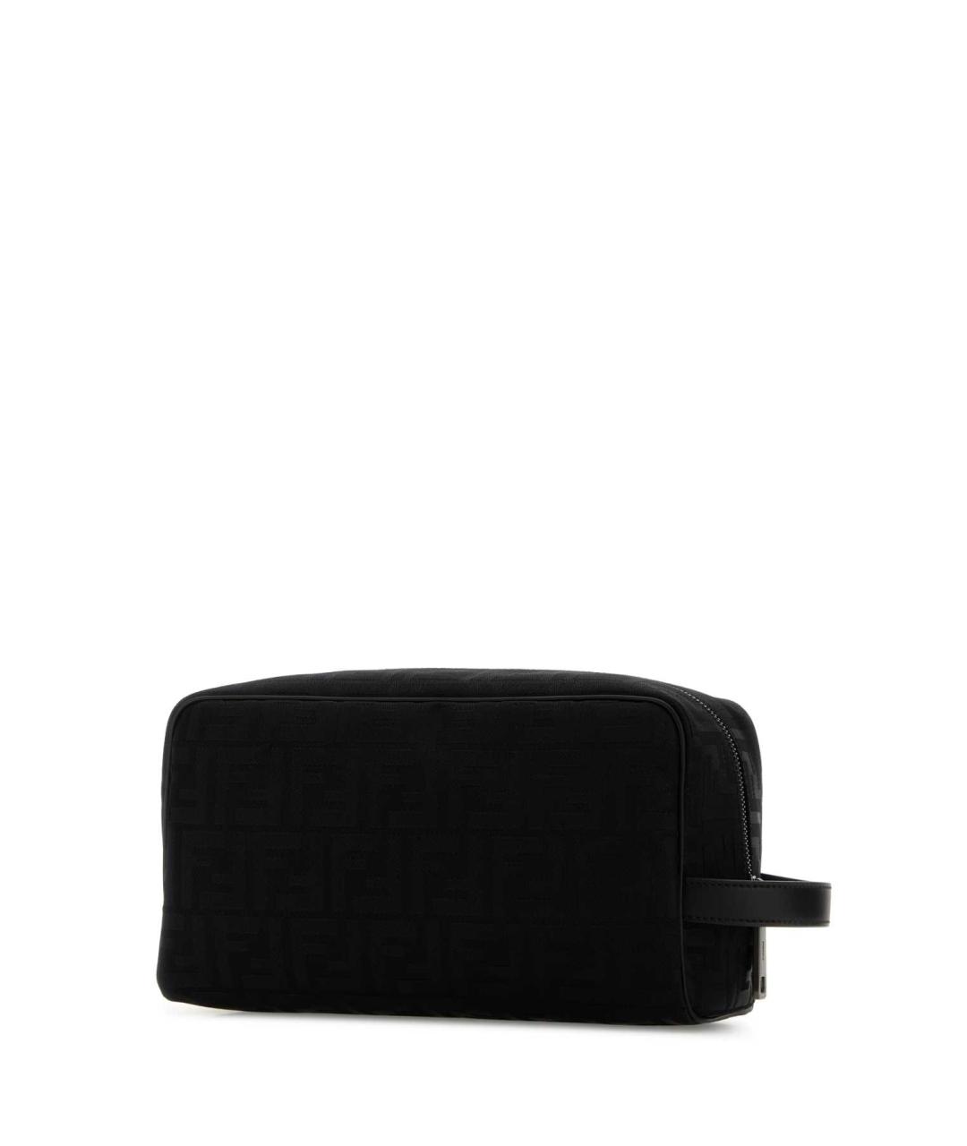 FENDI Черная синтетическая барсетка, фото 2