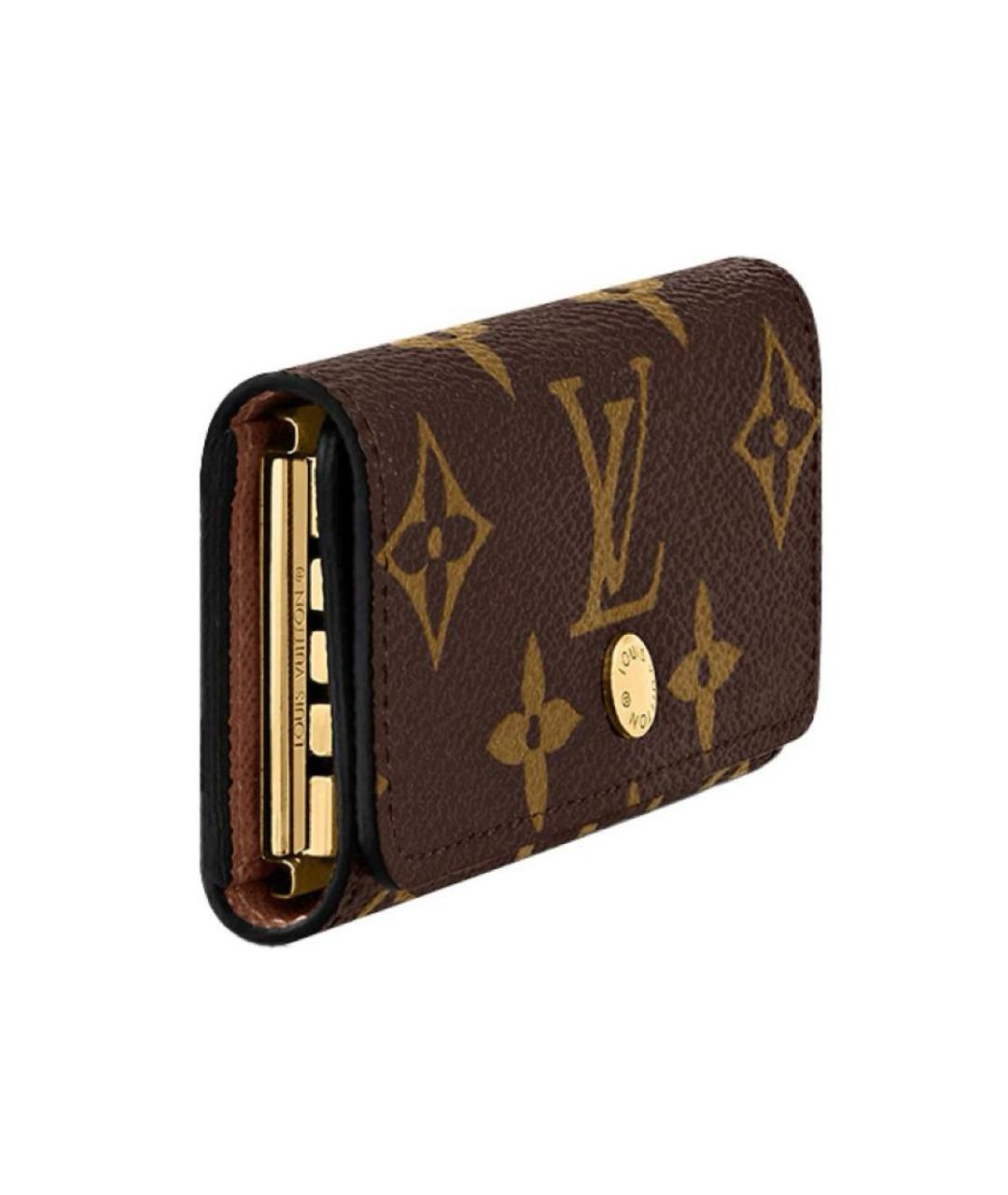LOUIS VUITTON Коричневая ключница, фото 2