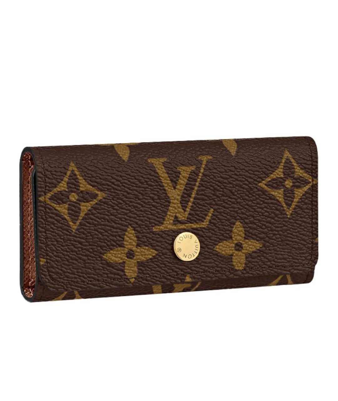 LOUIS VUITTON Коричневая ключница, фото 1
