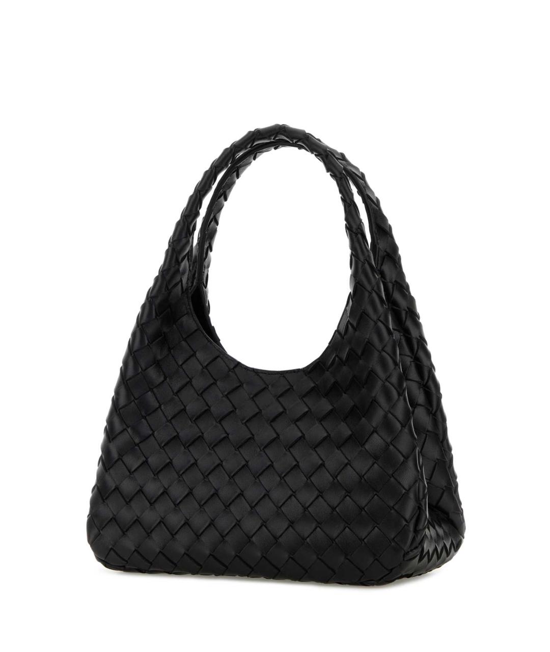 BOTTEGA VENETA Черная кожаная сумка тоут, фото 2