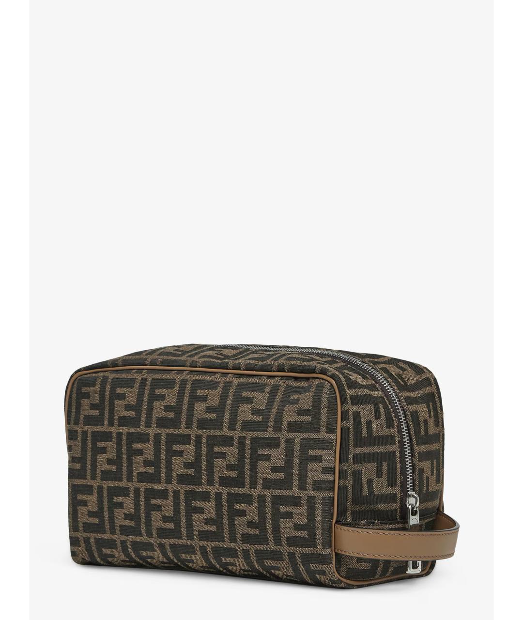 FENDI Коричневая барсетка, фото 2