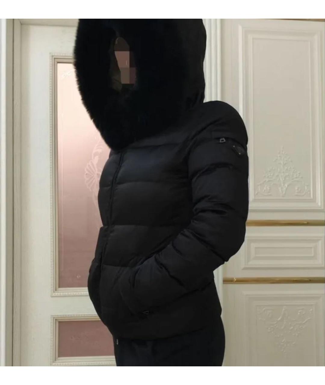 PRADA Черный пуховик, фото 6