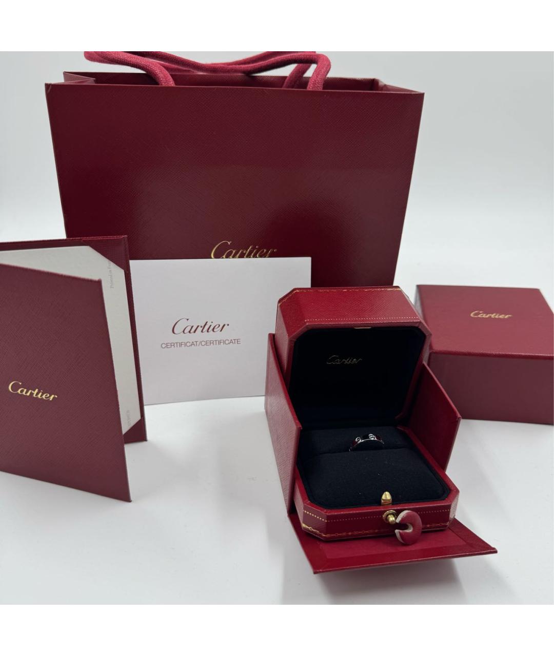 CARTIER Серебряное кольцо из белого золота, фото 2