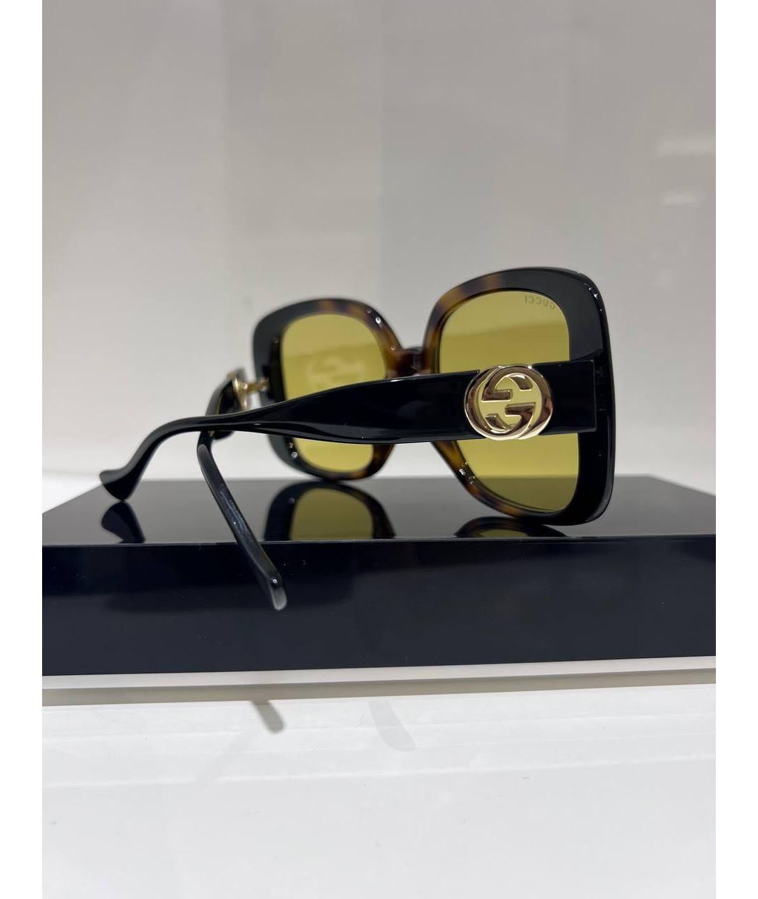 GUCCI Мульти пластиковые солнцезащитные очки, фото 4