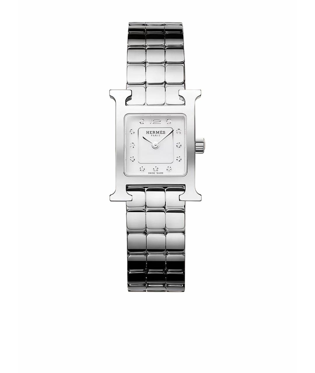 HERMES Серебряные часы из белого золота, фото 1