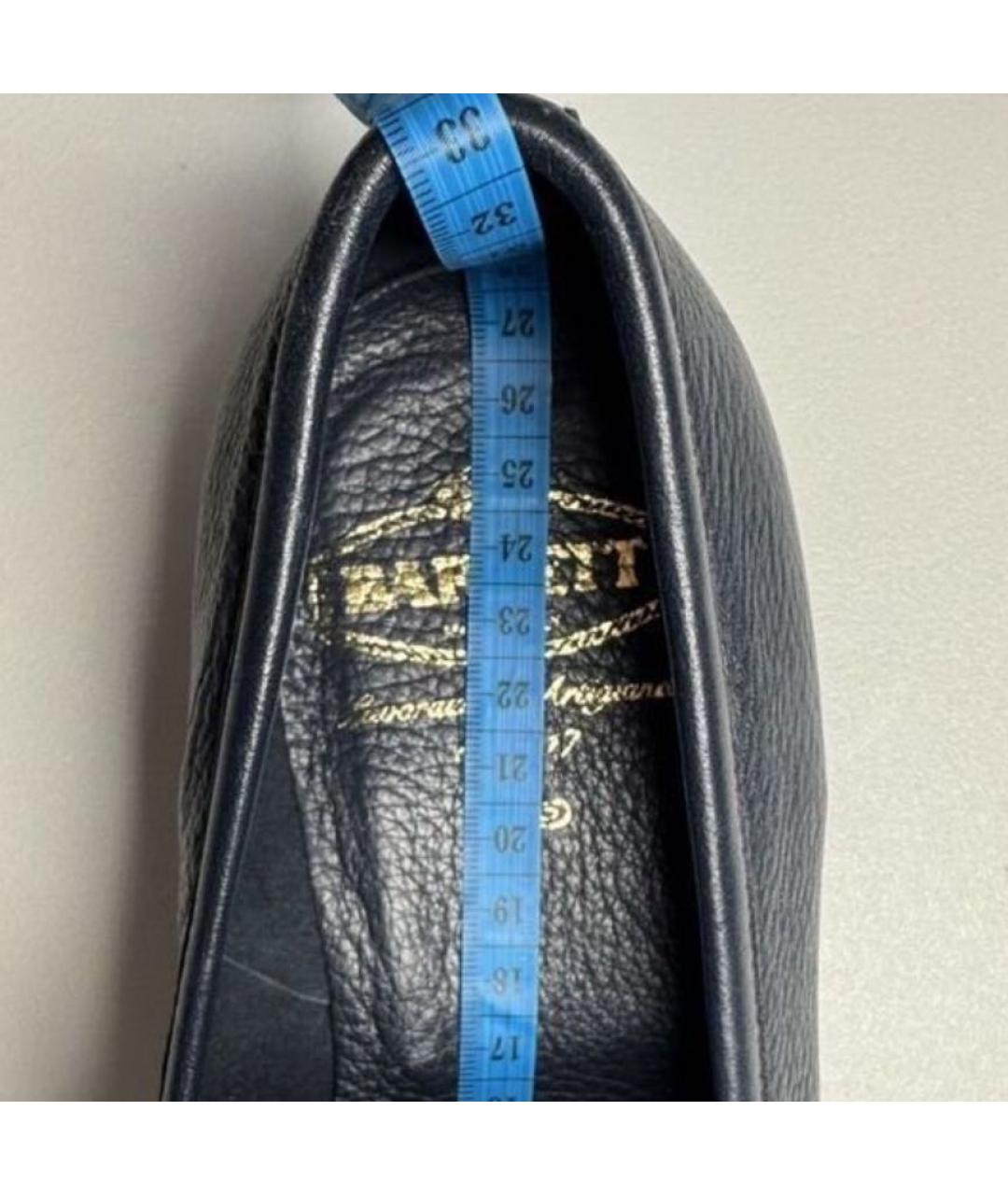 BARRETT Темно-синие кожаные туфли, фото 7