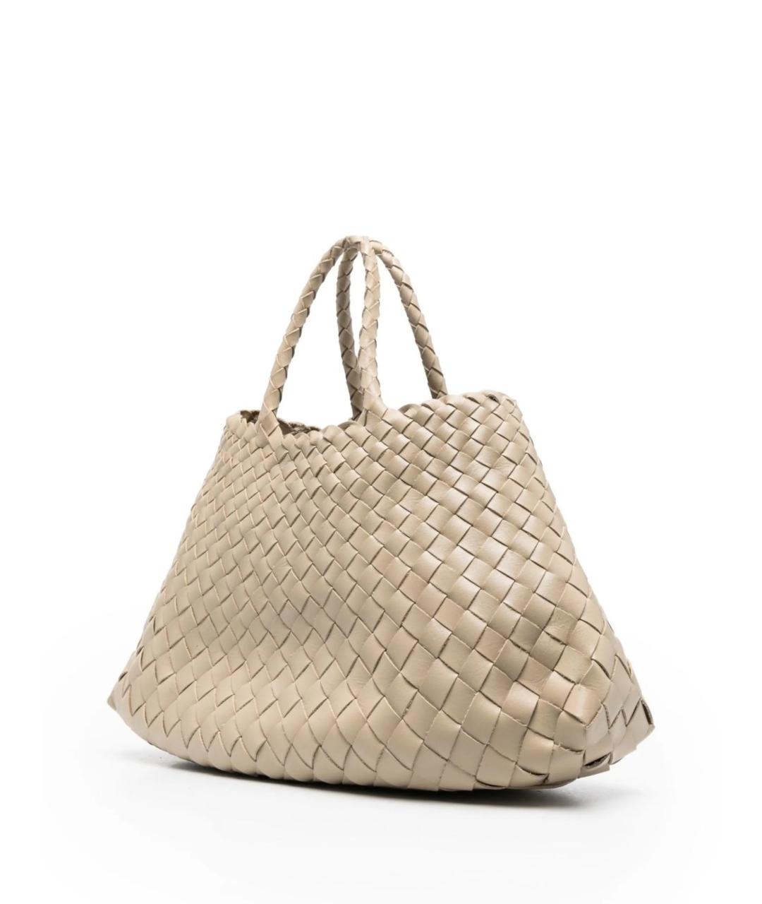 Dragon Diffusion Белая кожаная сумка тоут, фото 4