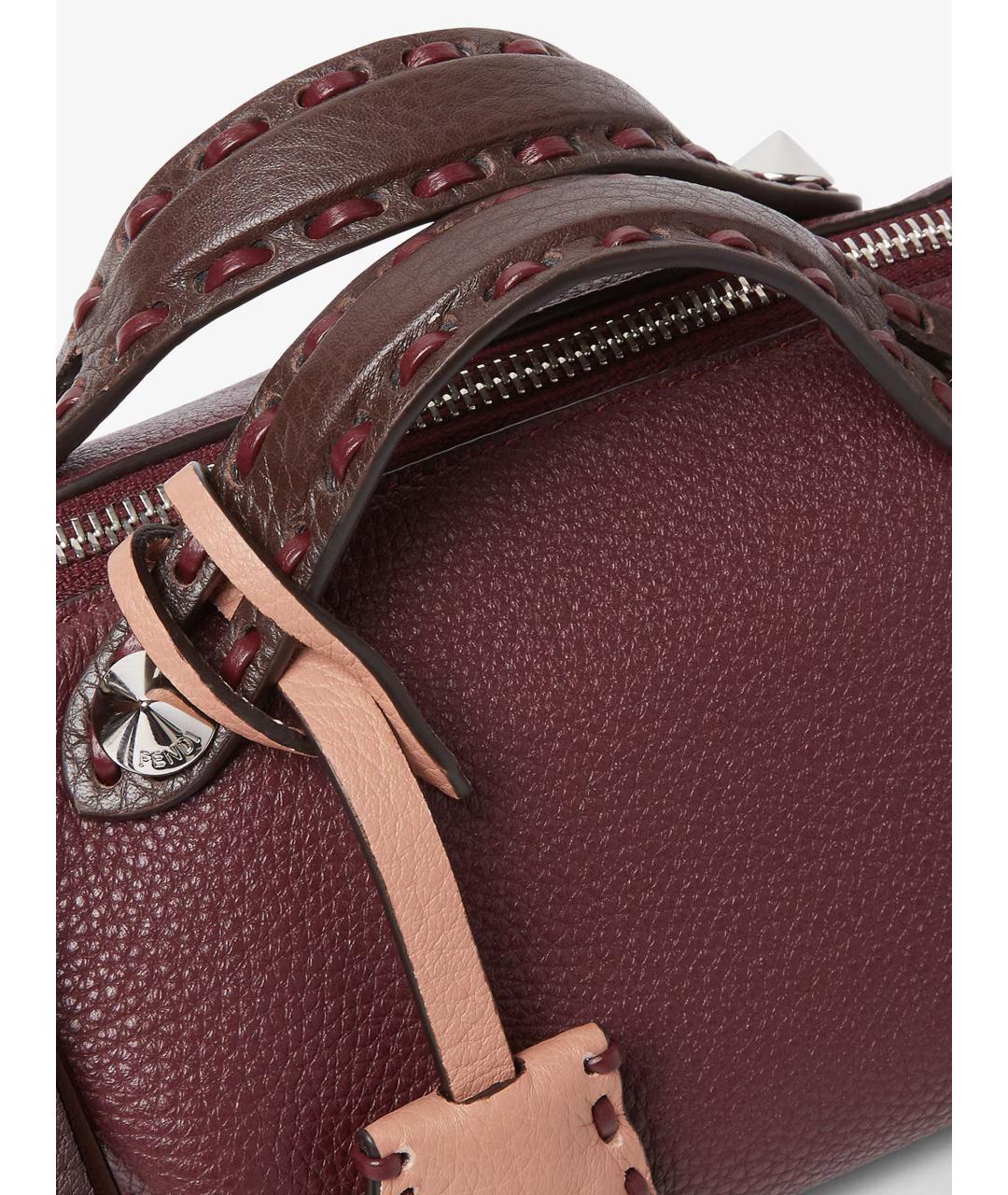 FENDI Красная кожаная сумка через плечо, фото 8