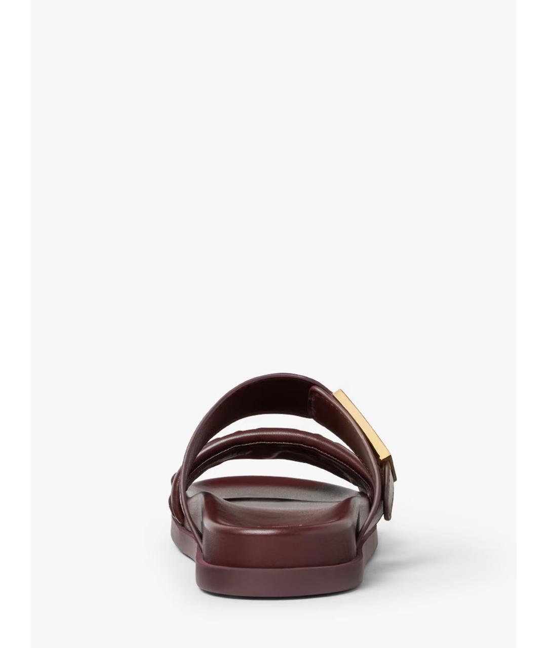 FENDI Красные кожаные сандалии, фото 3