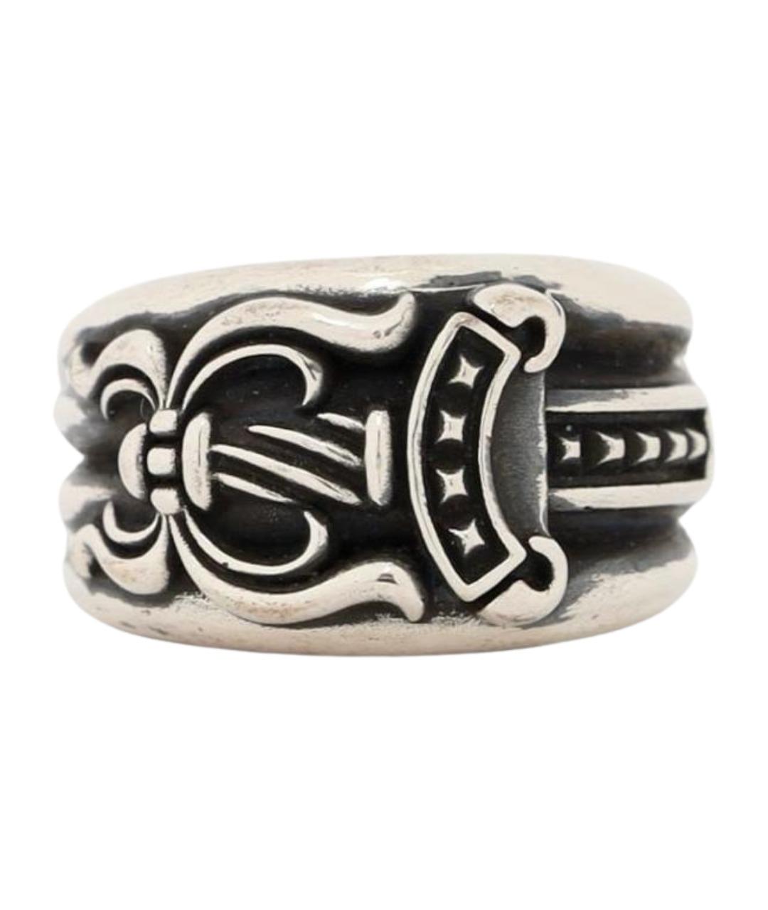 CHROME HEARTS Серебряное серебряное кольцо, фото 1