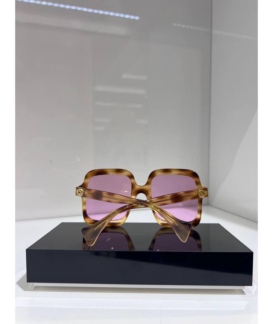 GUCCI Мульти пластиковые солнцезащитные очки, фото 4