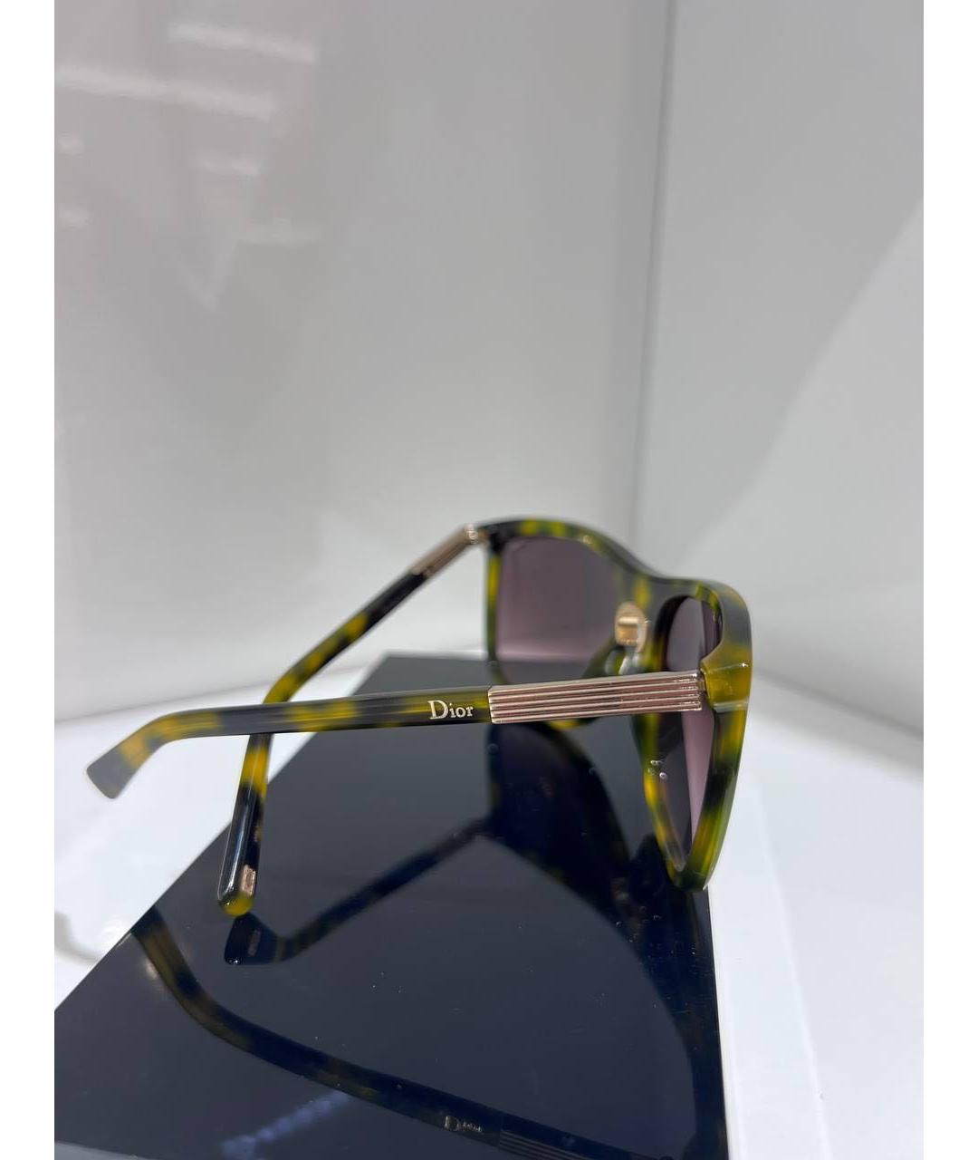 CHRISTIAN DIOR Мульти пластиковые солнцезащитные очки, фото 3