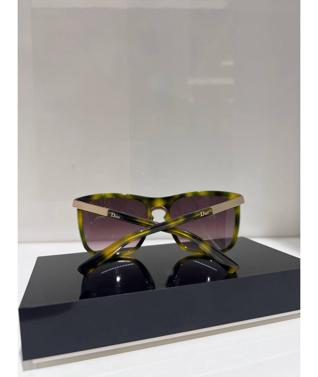 CHRISTIAN DIOR Мульти пластиковые солнцезащитные очки, фото 4