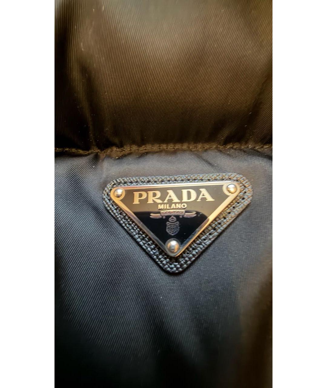PRADA Черный пуховик, фото 6