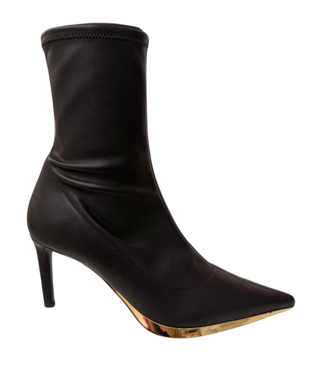 GIUSEPPE ZANOTTI DESIGN Черные кожаные ботильоны, фото 1