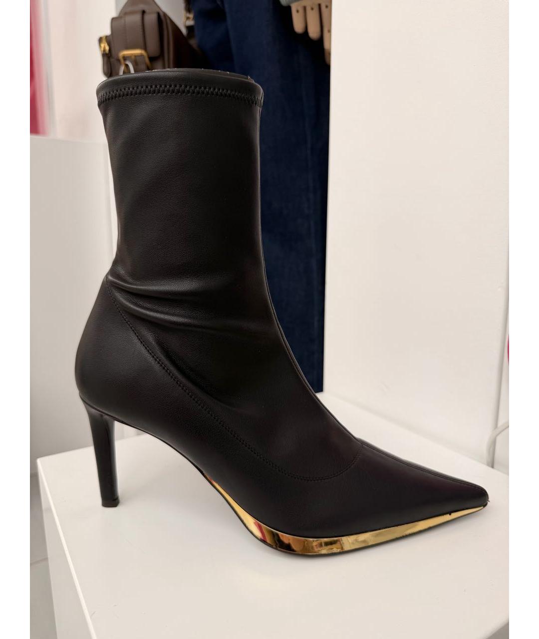 GIUSEPPE ZANOTTI DESIGN Черные кожаные ботильоны, фото 5