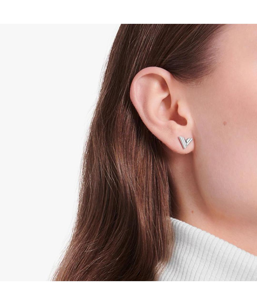 LOUIS VUITTON Серебряные серьги, фото 2