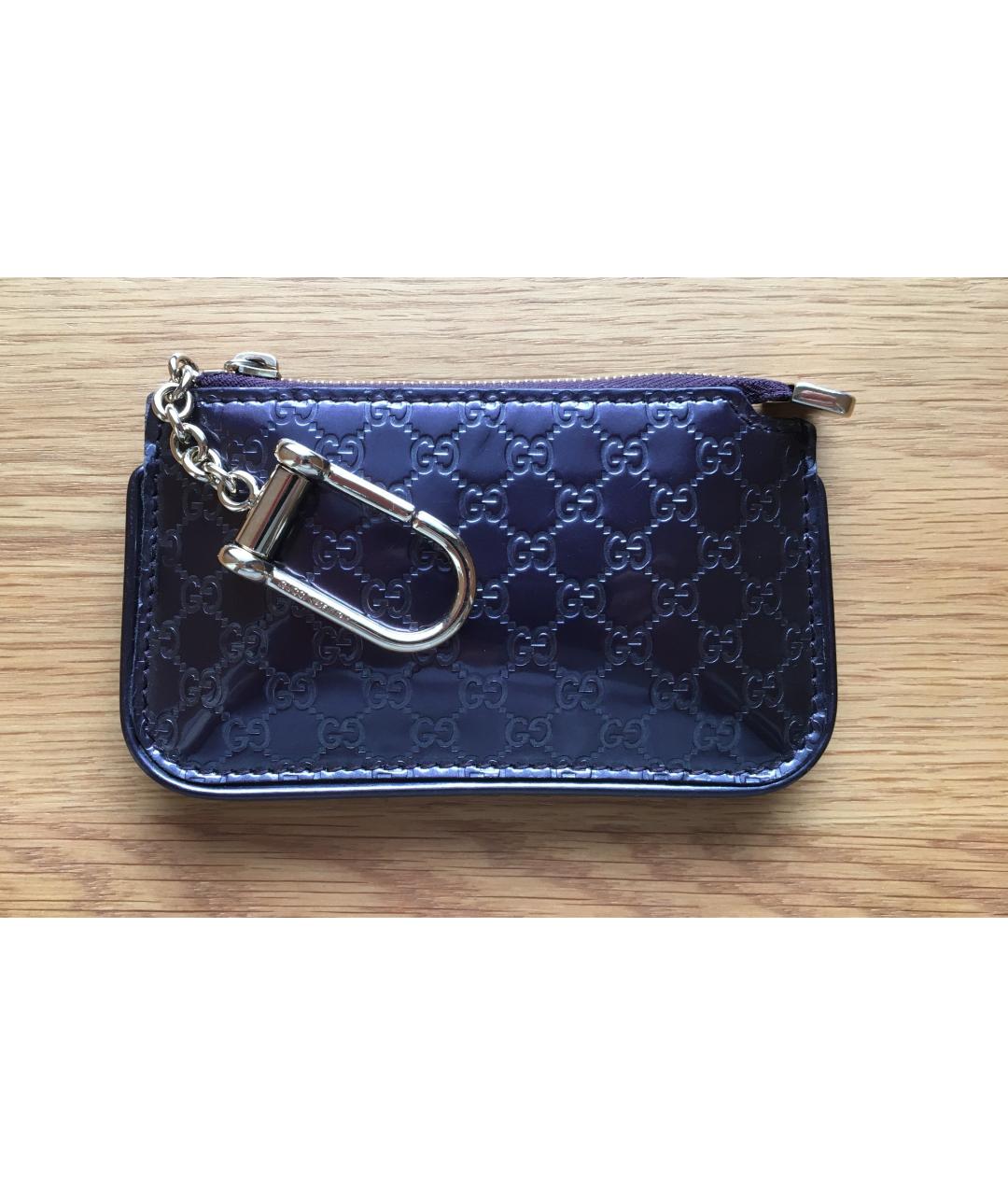 GUCCI Фиолетовая ключница, фото 10
