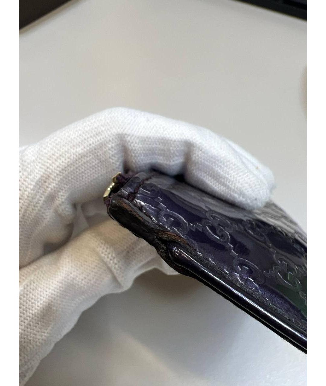 GUCCI Фиолетовая ключница, фото 8