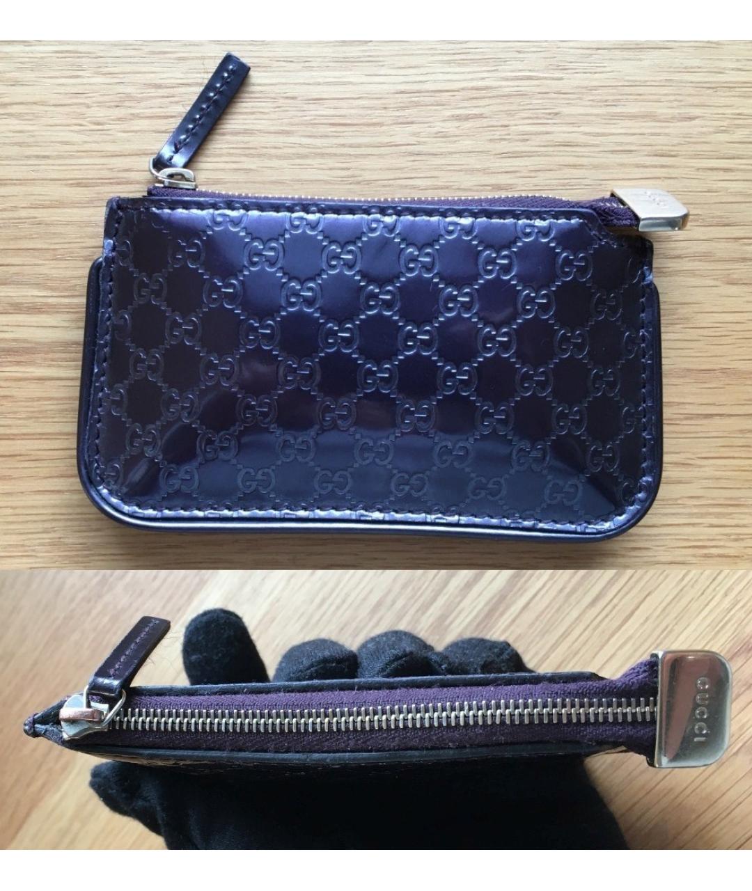 GUCCI Фиолетовая ключница, фото 4